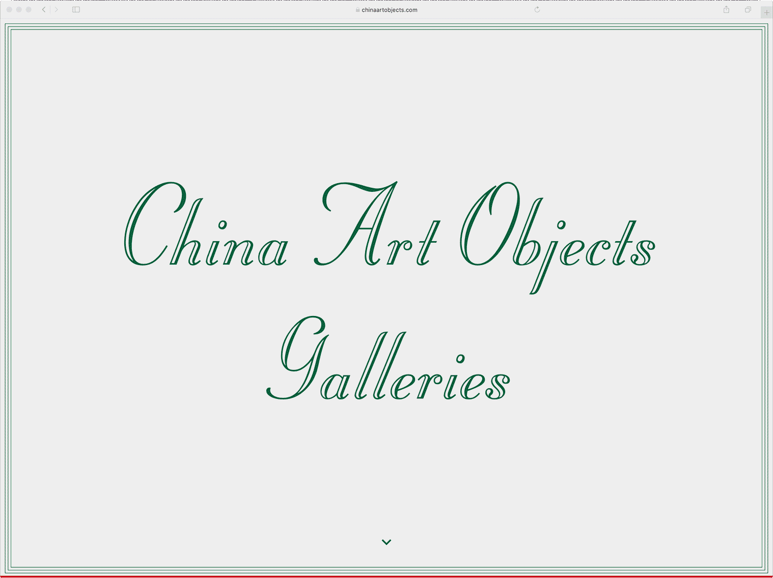 Animated screencaps of chinaartobjects.com website
